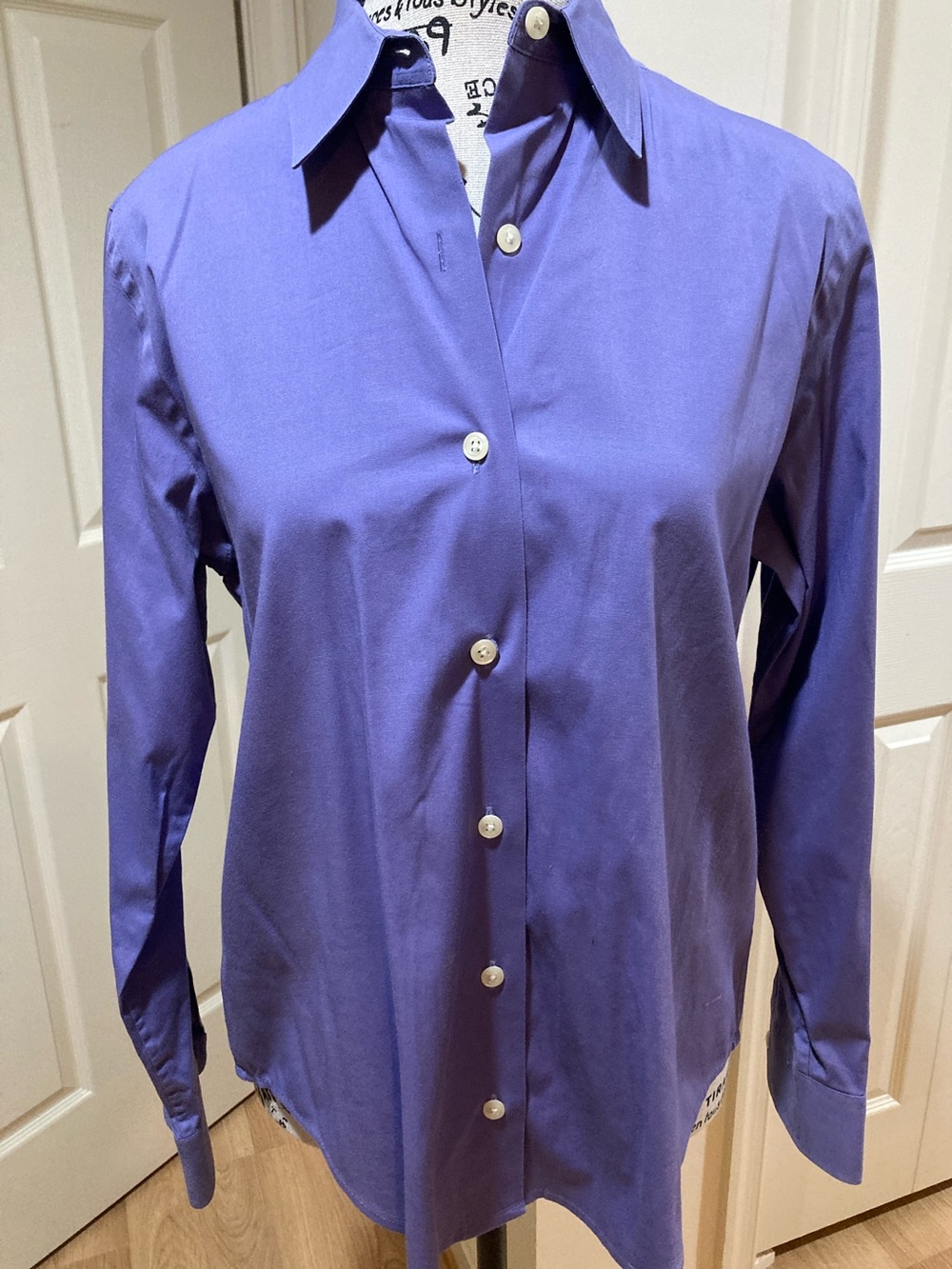 Lauren Ralph Lauren Purple Button-Down Shirt
